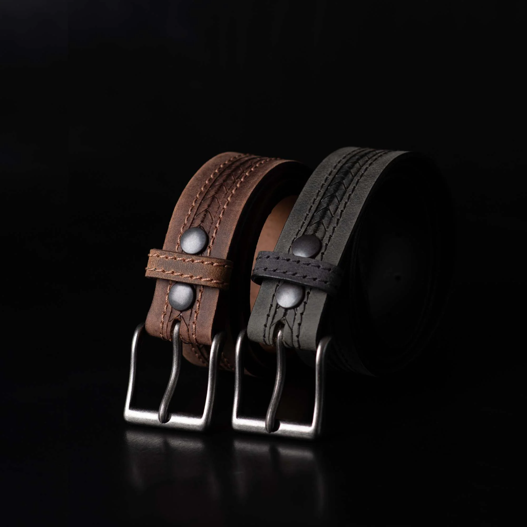The Purpose Belt - Arrow Patterned 100% Real Leather Belt - Image 4
