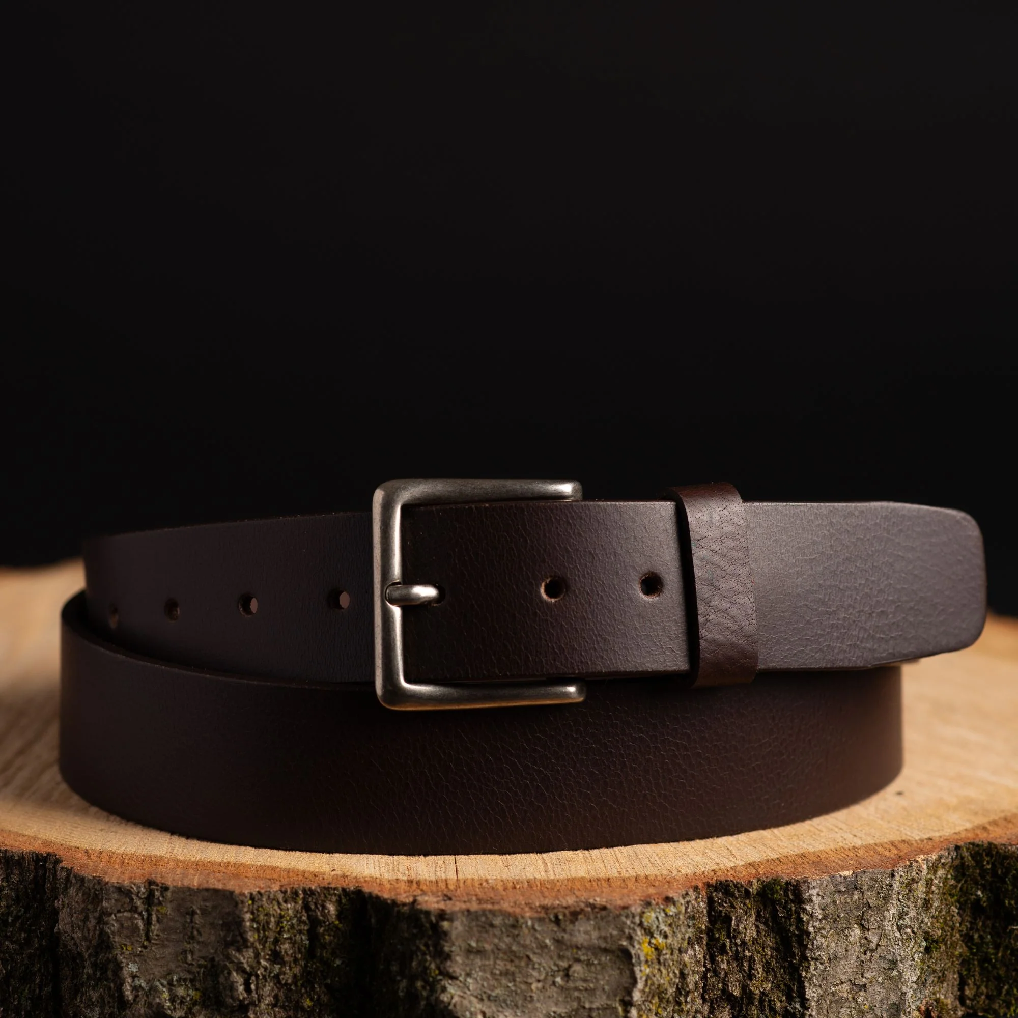 The Long Haul Belt - Brown Classic 100% Full-Grain Leather Belt - Image 3