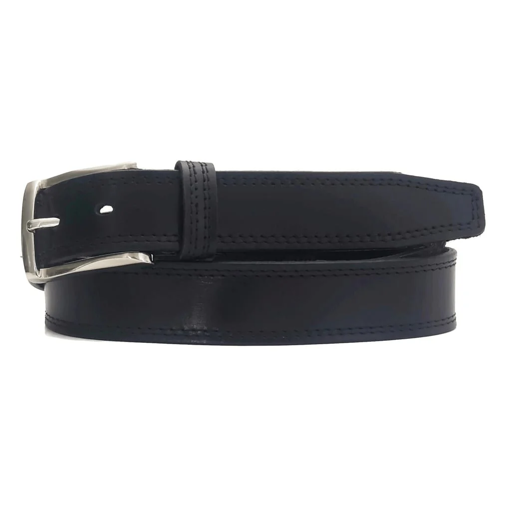 The Milestone Belt - Brown Formal 100% Real Leather Belt Made in Canada - Image 9