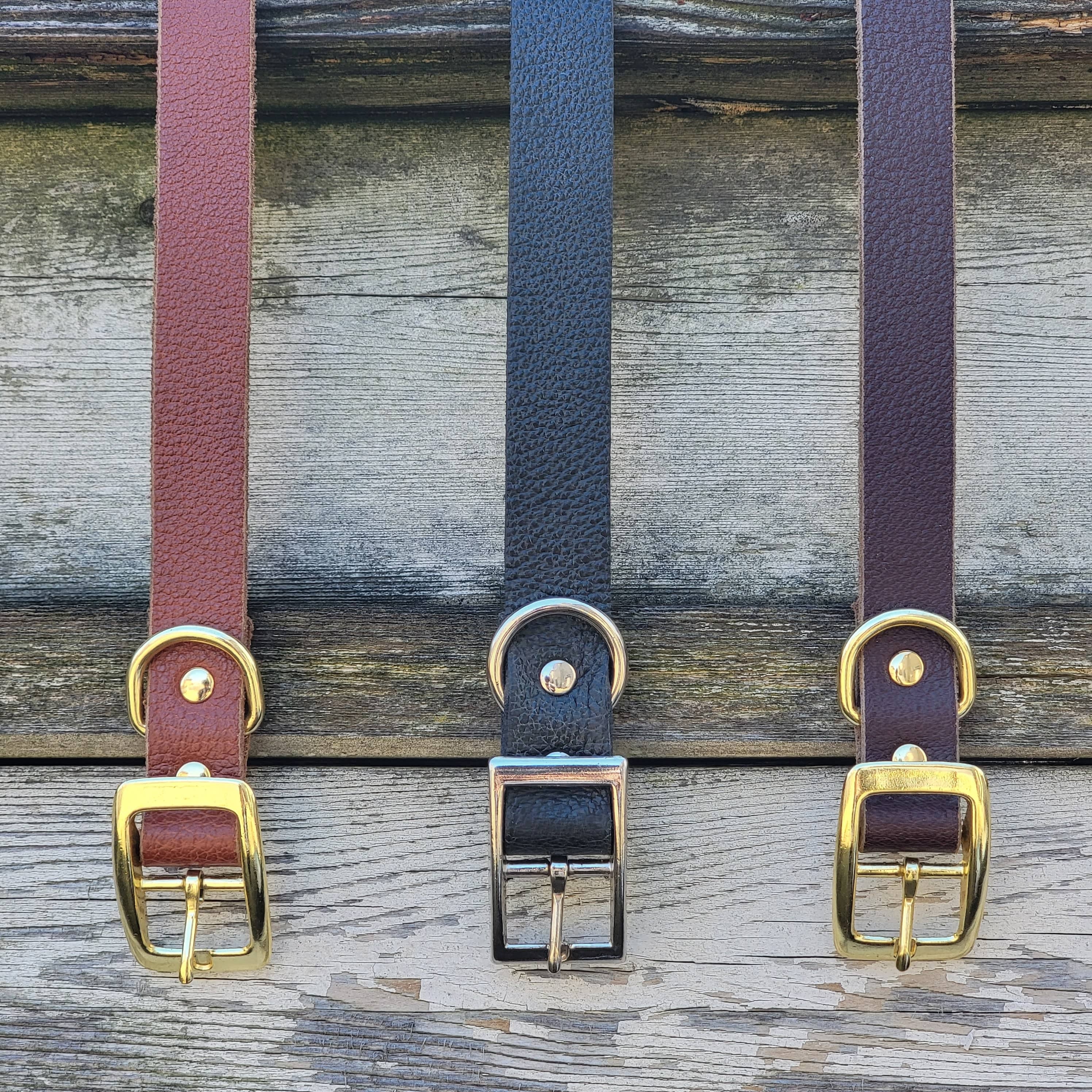 Rover - Classic Brown Full-Grain Leather Dog Collar - Image 6
