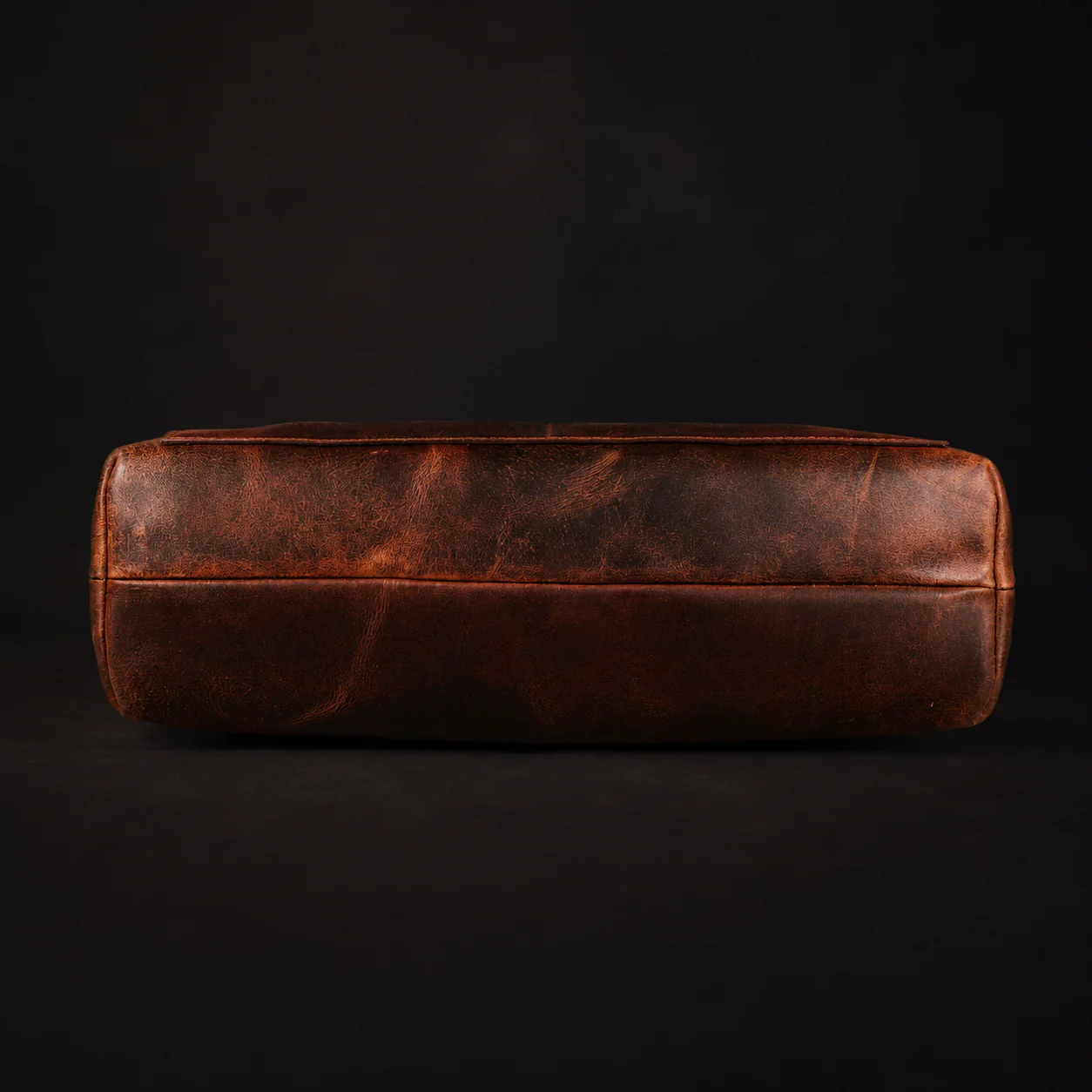 Classic Brown Leather Tote Bag - Image 8
