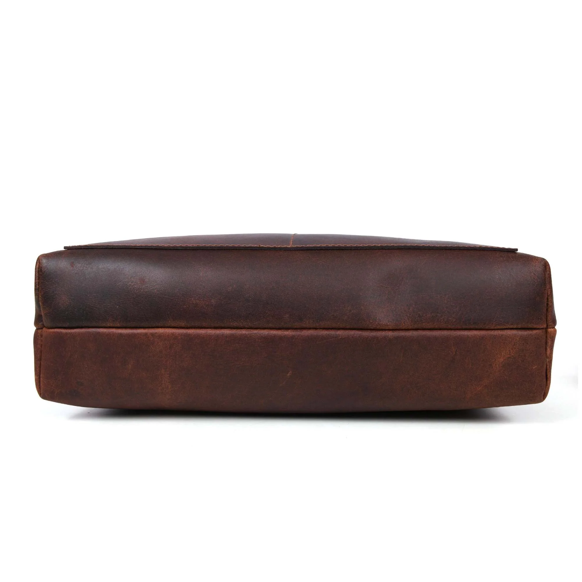 Tolredo - Brown Leather Tote Bag with Leather Closure - Image 5