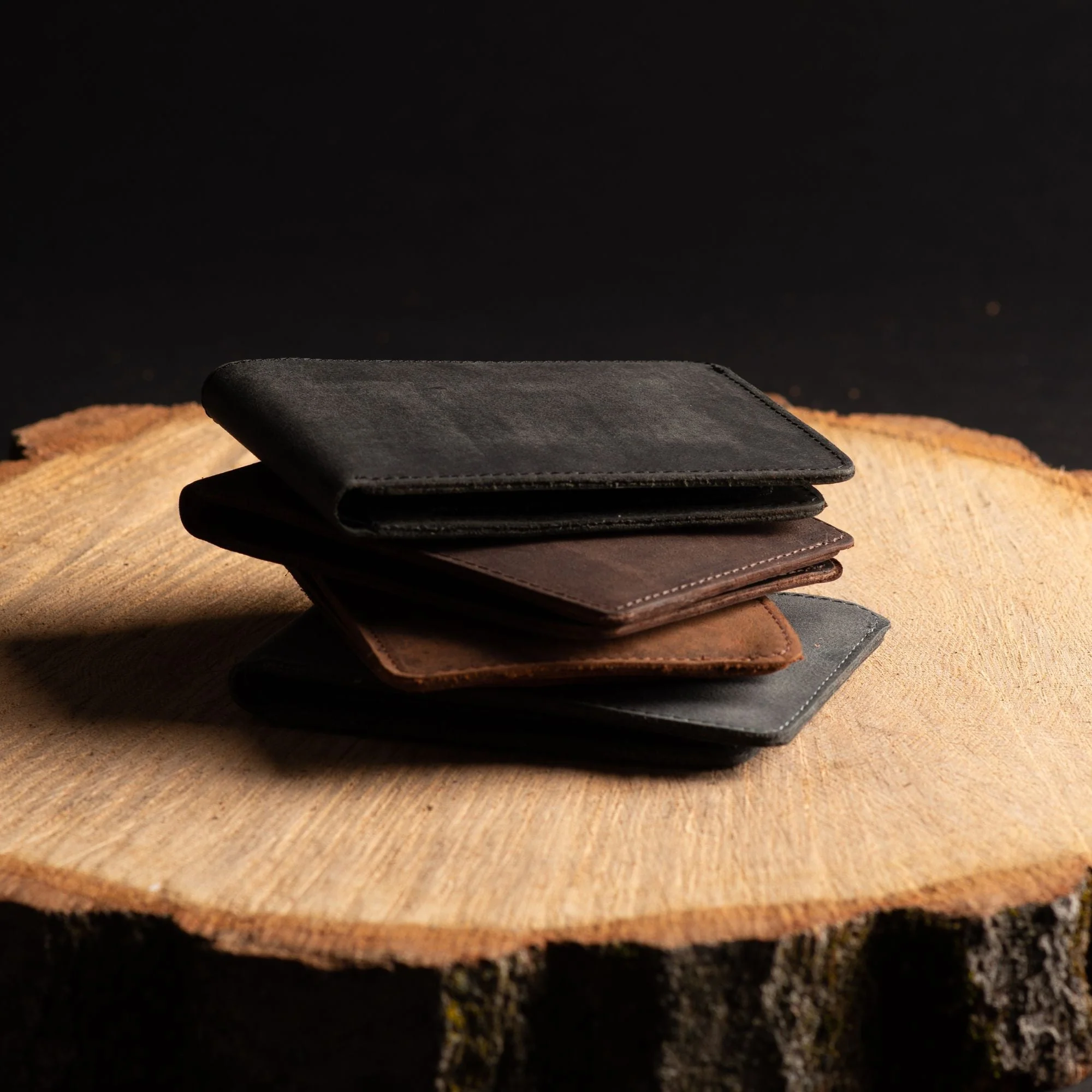 Flex - Cognac Full-Grain Distressed Leather Flexible Wallet - Image 7
