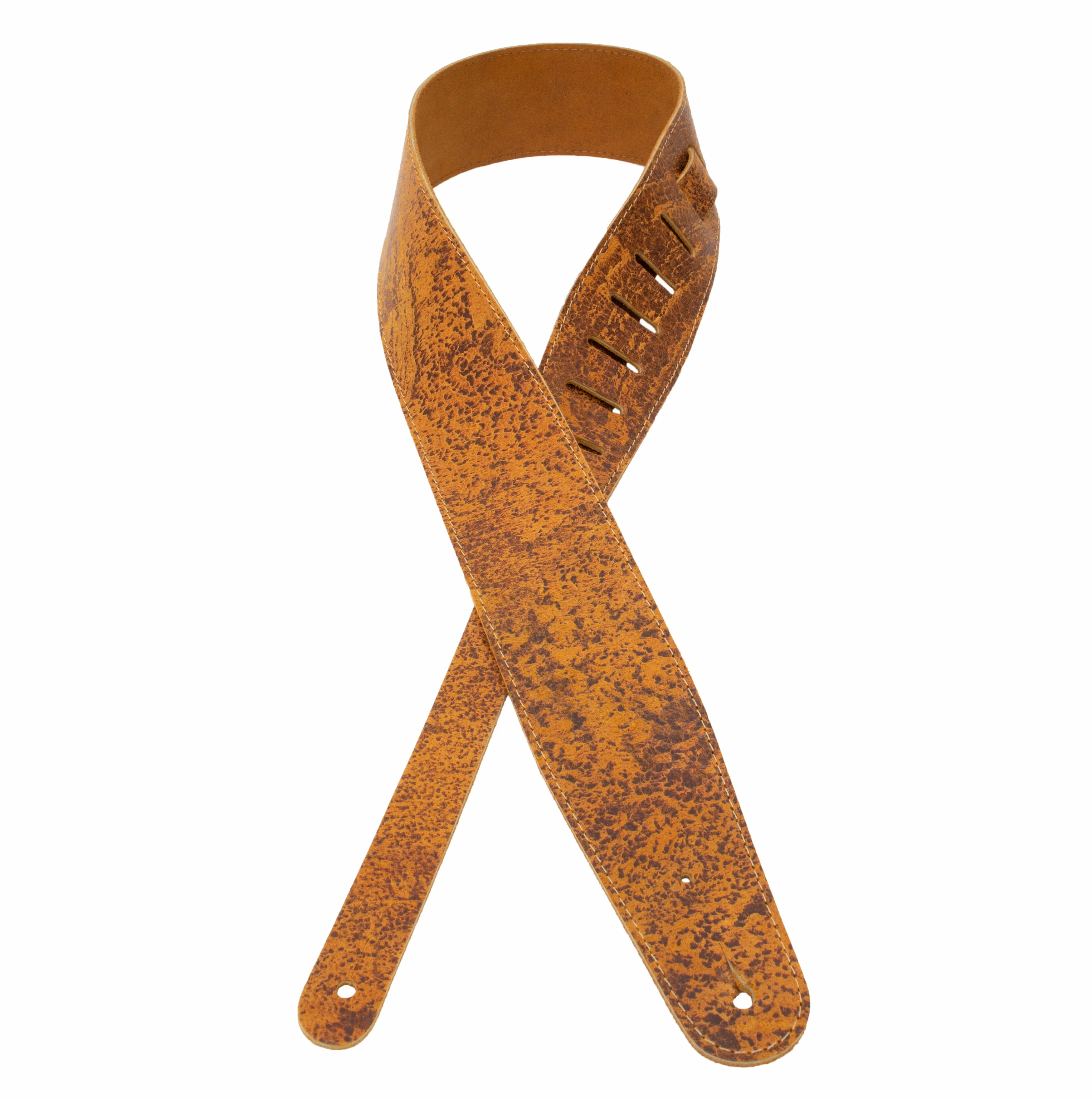 The Legend - Heavyweight Black Smooth Full Grain Leather Guitar Strap - Image 11