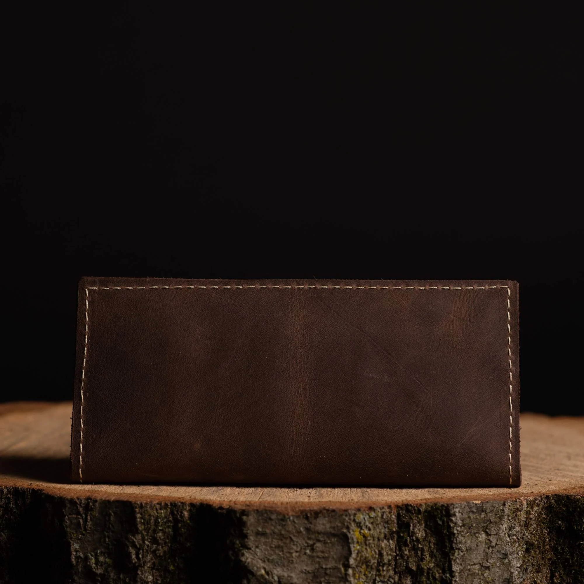 The Long Wallet - Black 100% Full-Grain Leather Long Wallet - Image 4