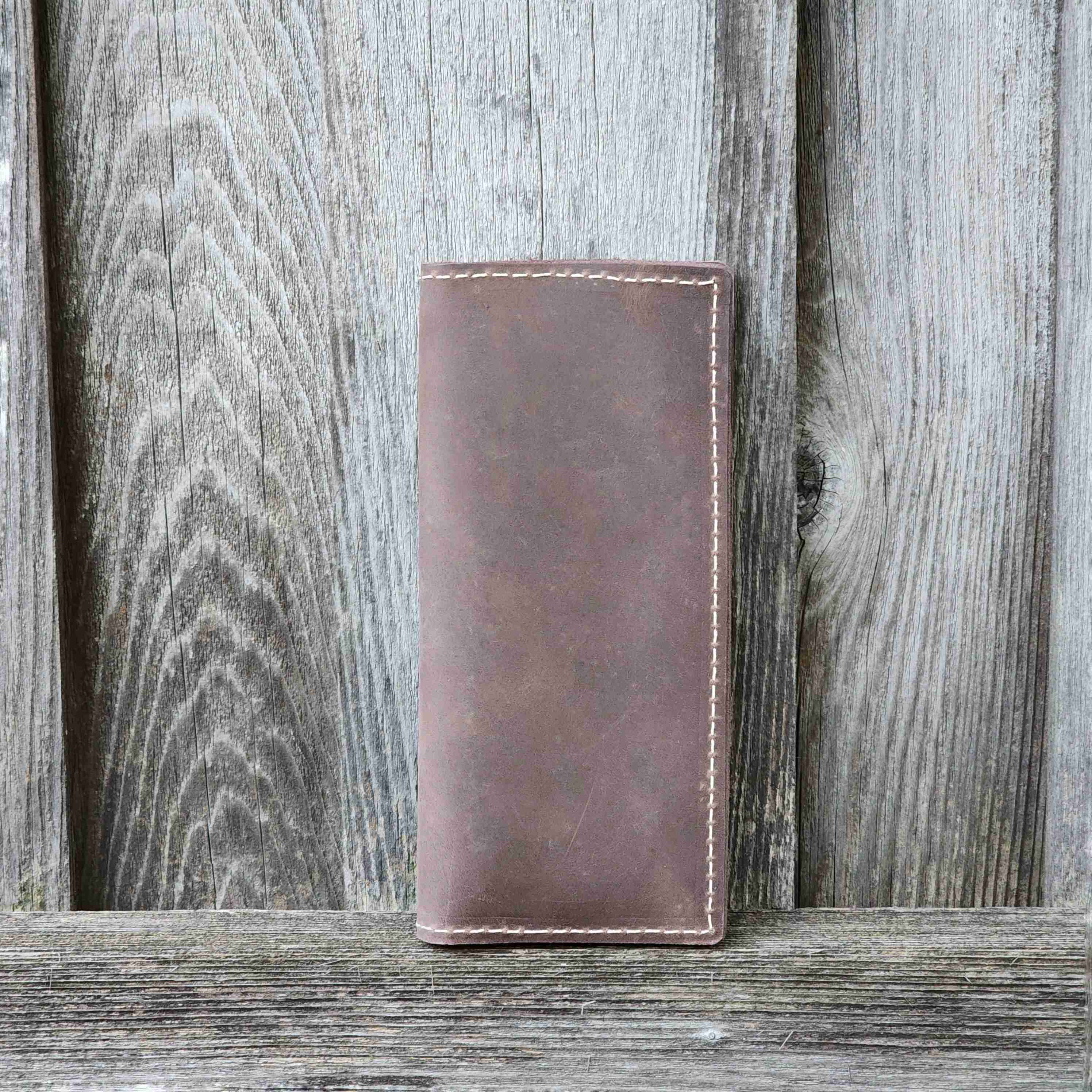 The Long Wallet - Black 100% Full-Grain Leather Long Wallet - Image 5