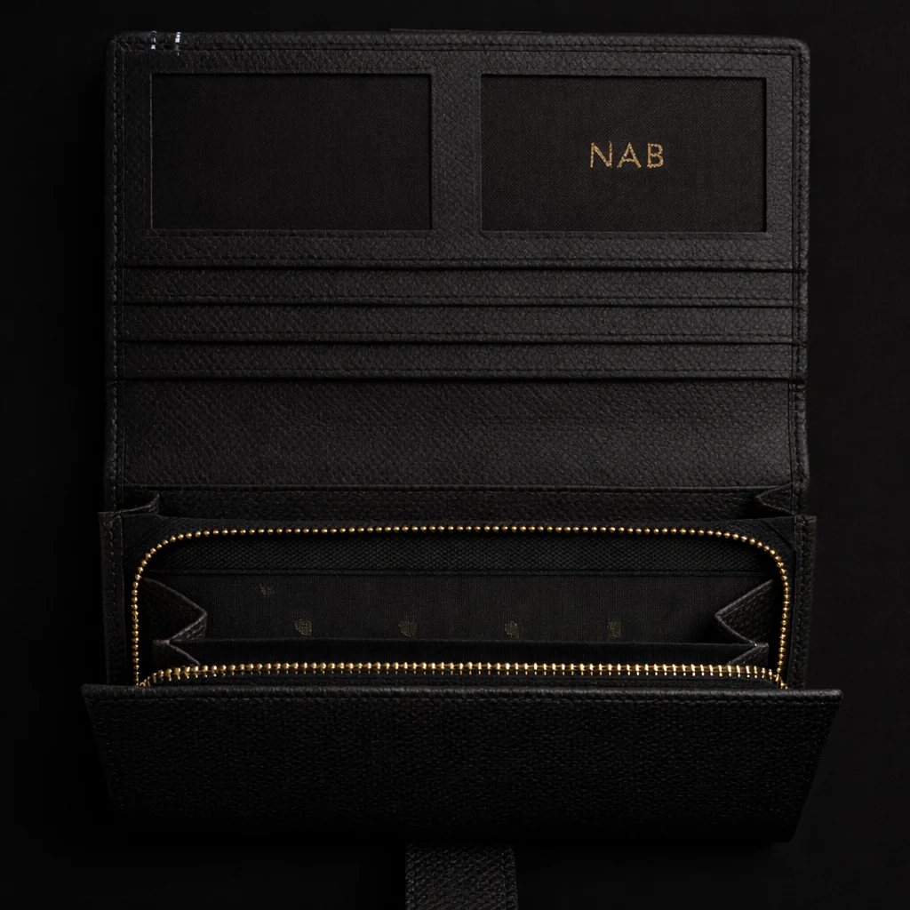 Madison - Women's Premium Pebble Grain Leather Wallet - Image 3