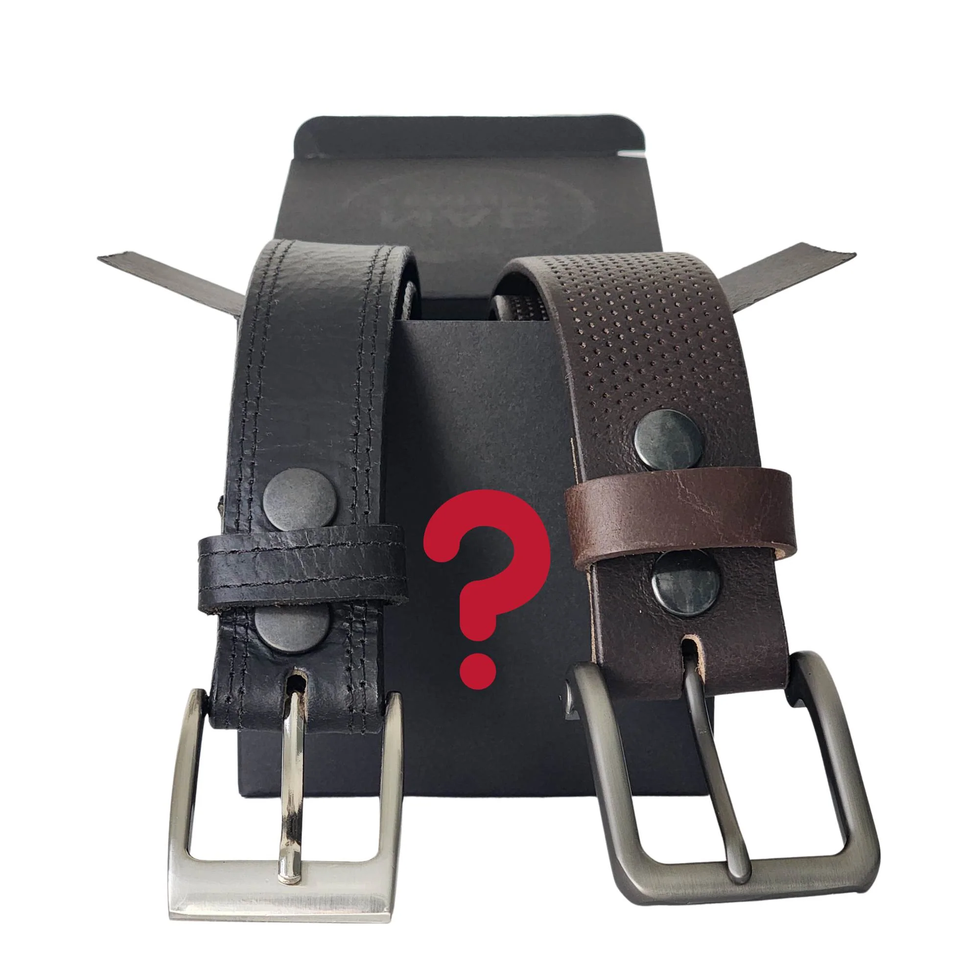 Mystery Box - One Less Than Perfect Full-Grain Leather Belt - Image 3