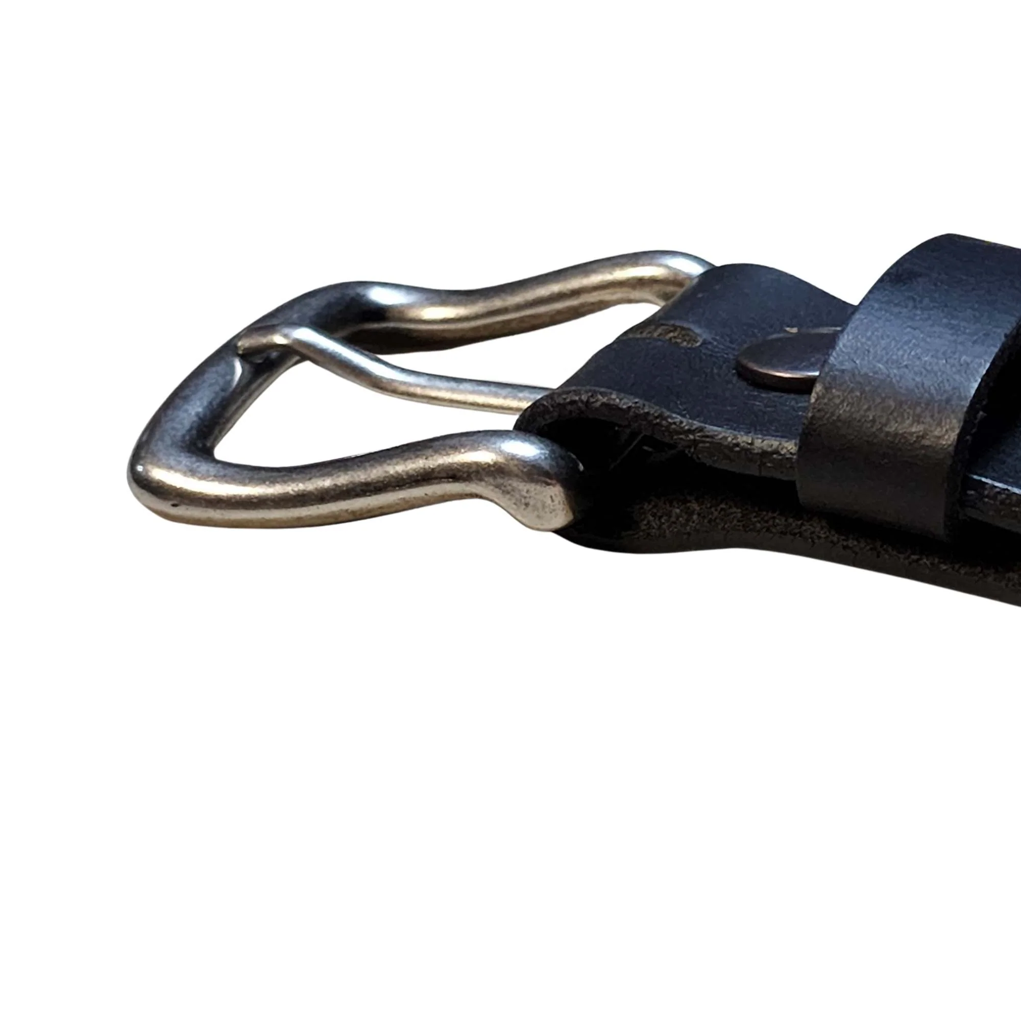 Zinc Belt Buckle Single Prong Made in Italy - 40 mm/ 1.6" - Image 3