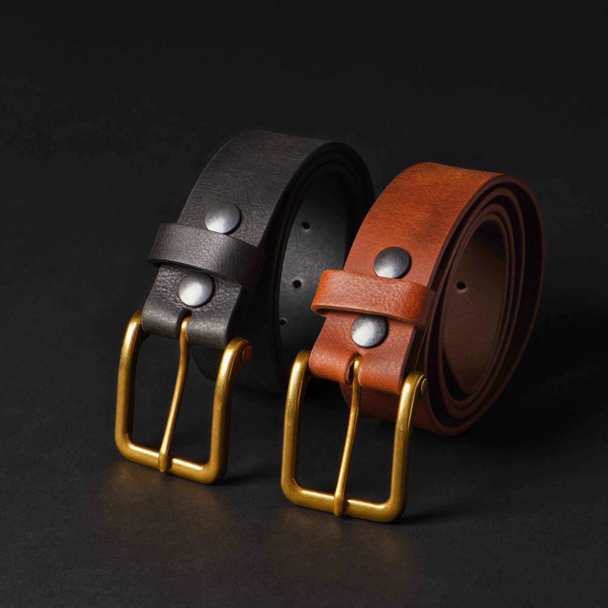 The Alchemist Belt - Brown Leather Belt With Gold-Tone Buckle - Image 7