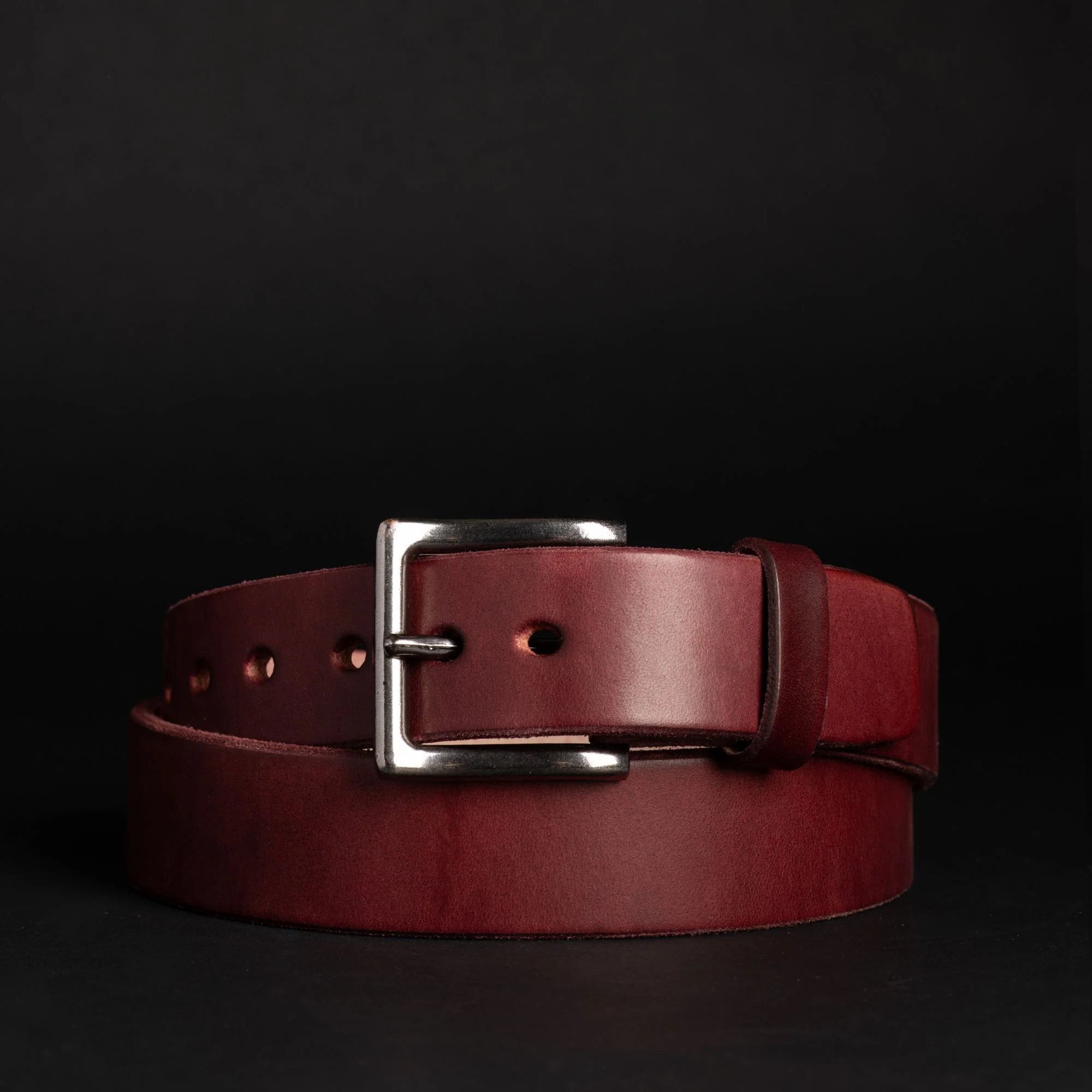 The Conquistador Belt - Black Extra Thick 14oz Full-Grain Leather Belt - Image 5
