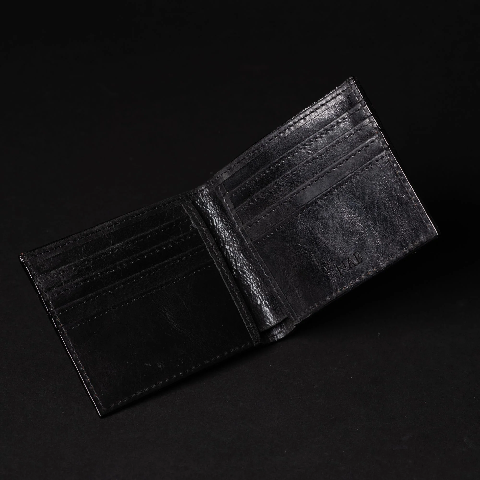 The Croc Wallet- Mens Croc Pattern Leather Wallet - Image 3