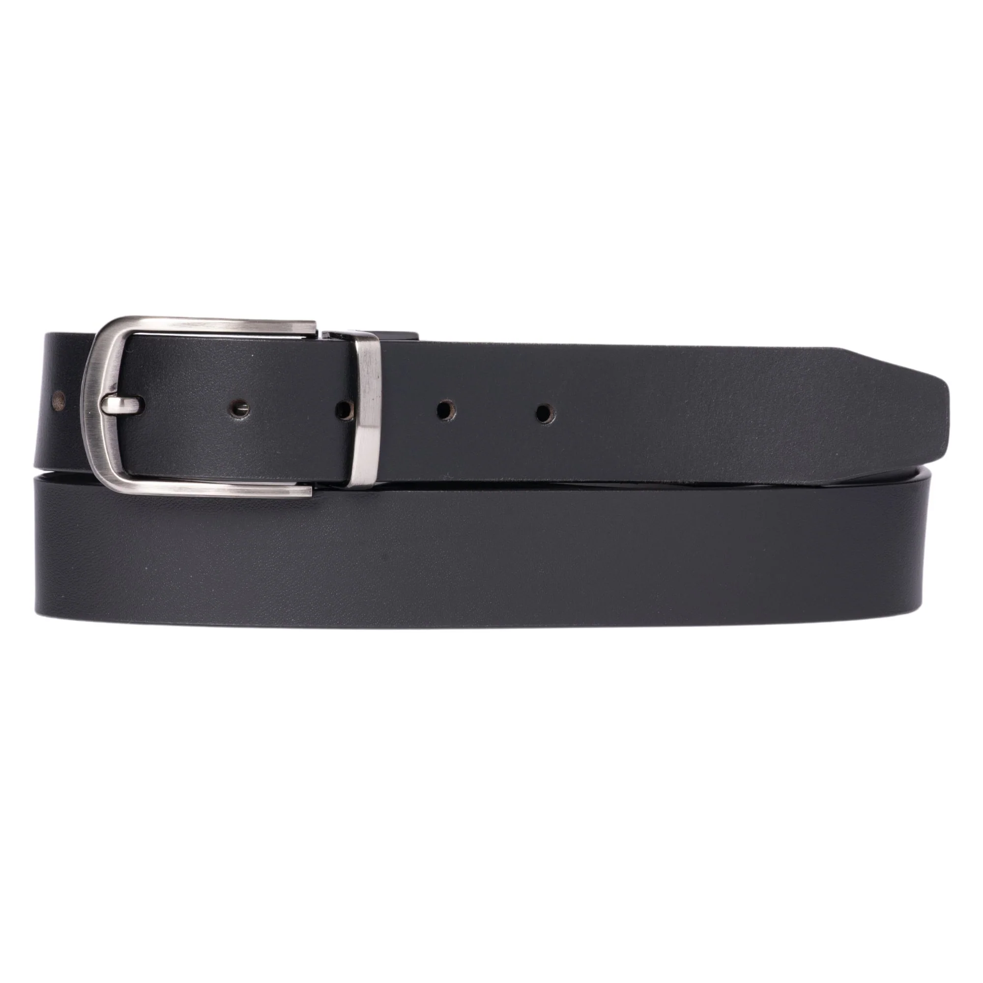 The Harvey Dent Belt - One Piece Reversible Black/Burgandy 100% Real Leather Belt - Image 9