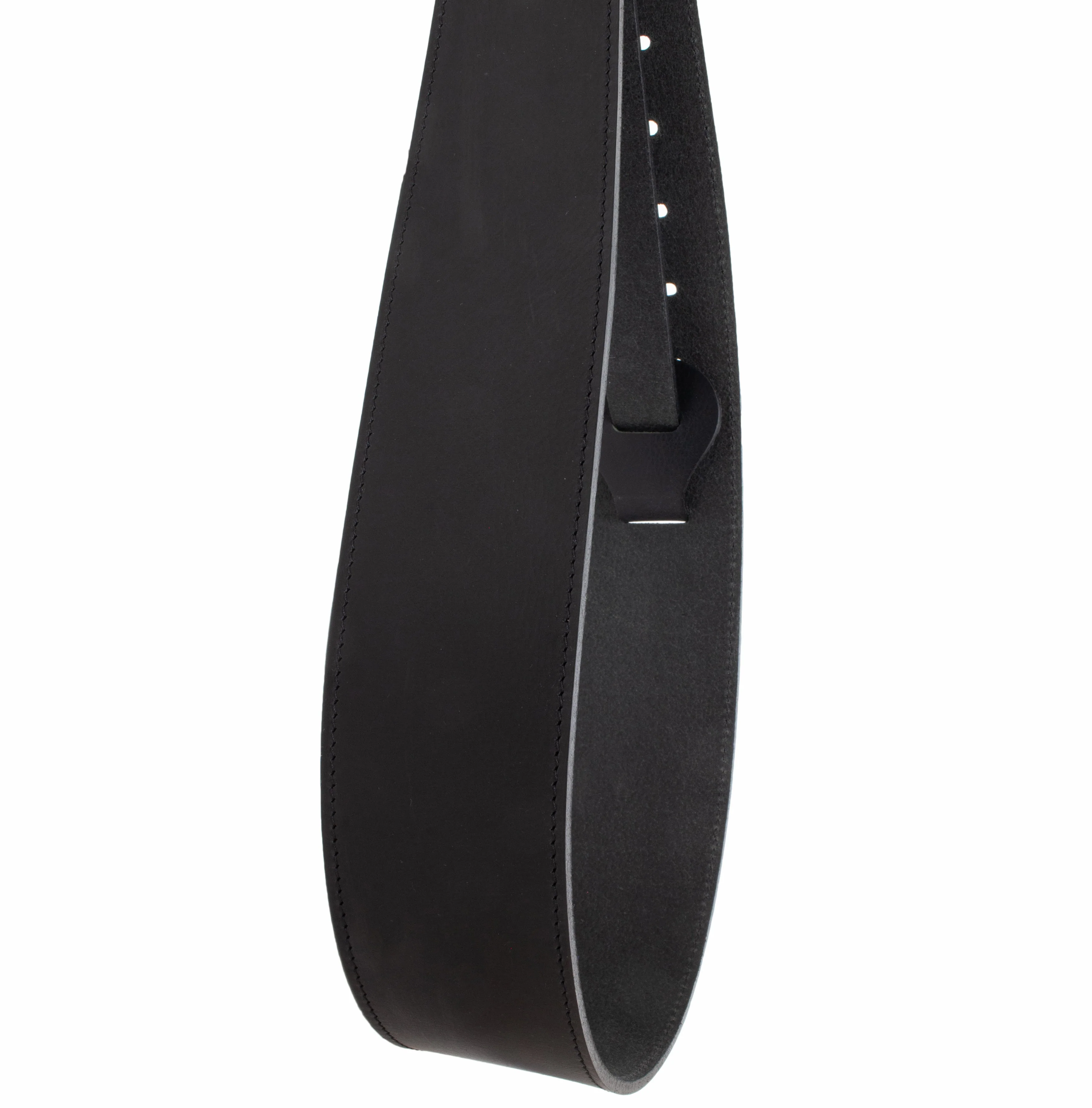 The Legend - Brown Heavyweight Smooth Full Grain Leather Guitar Strap - Image 8