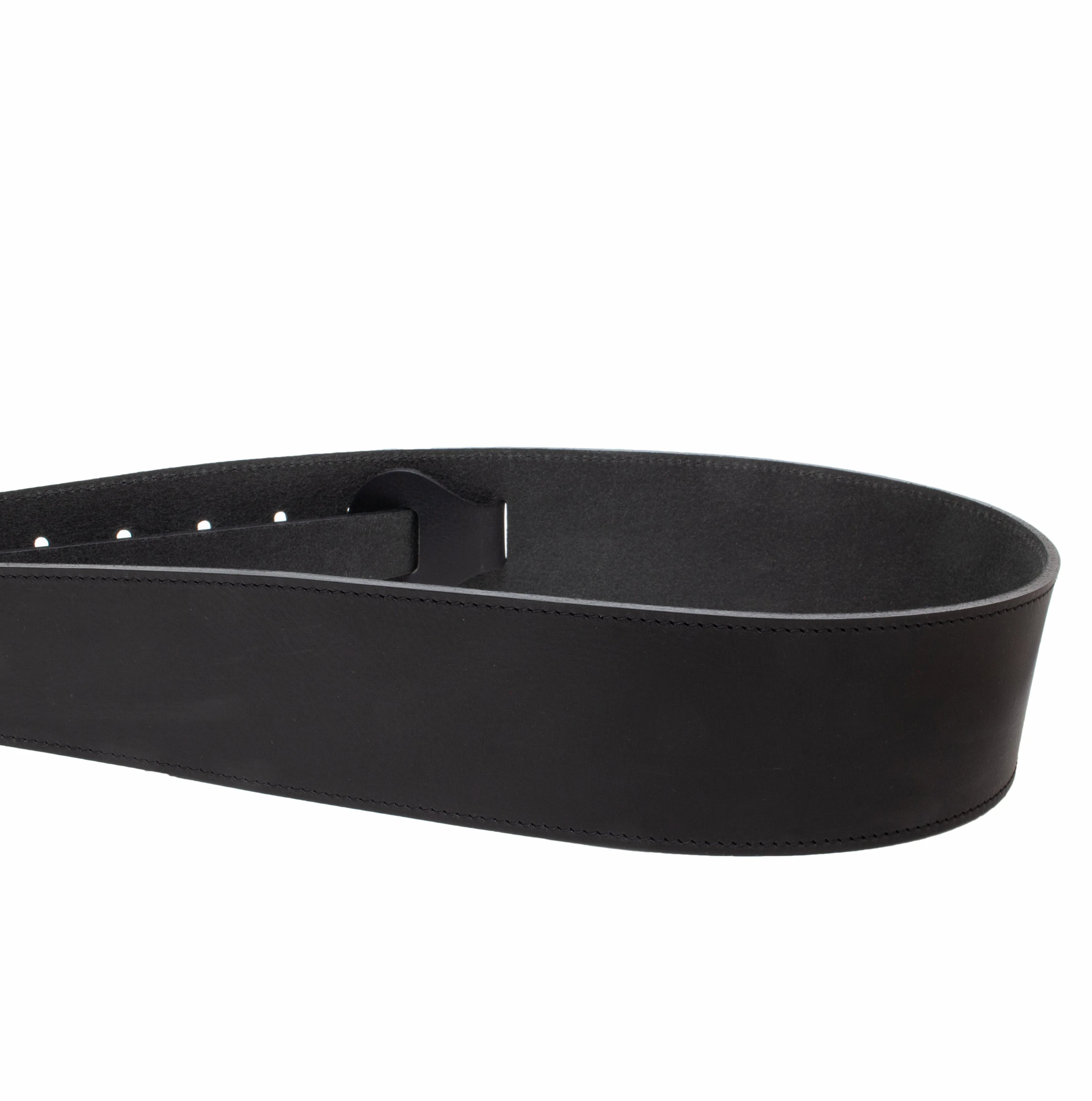 The Legend - Spotted Cognac Heavyweight Smooth Full Grain Leather Guitar Strap - Image 11