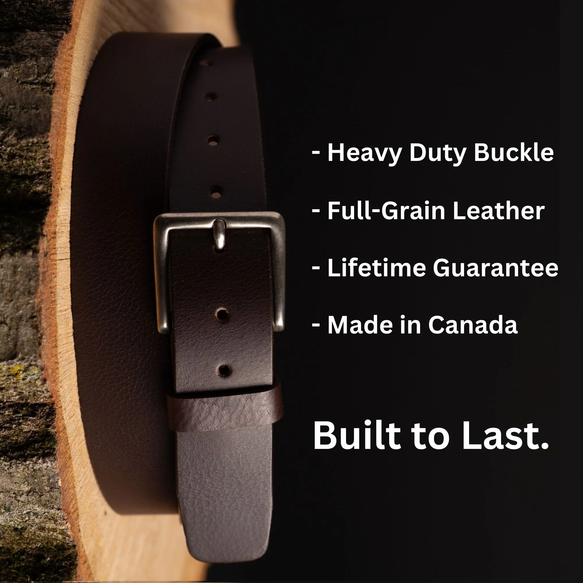 The Long Haul Belt - Cognac Custom Engraved Leather Belt - Image 6