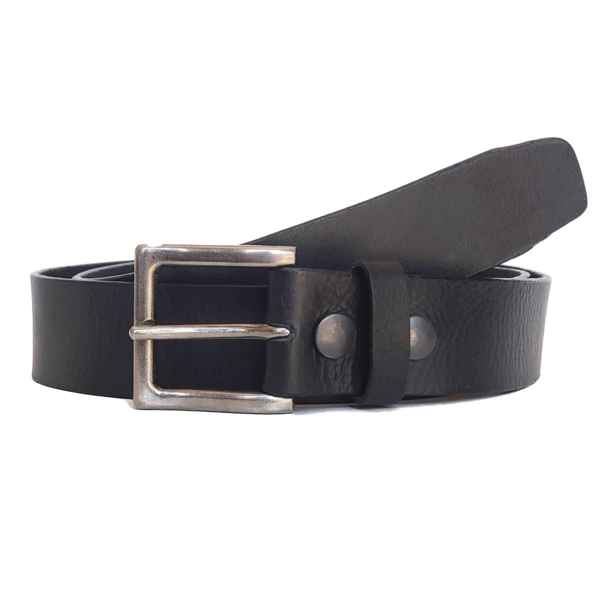 The Long Haul Belt  - Oversize Classic Black 100% XXXL Plus Size Leather Belt - Image 5