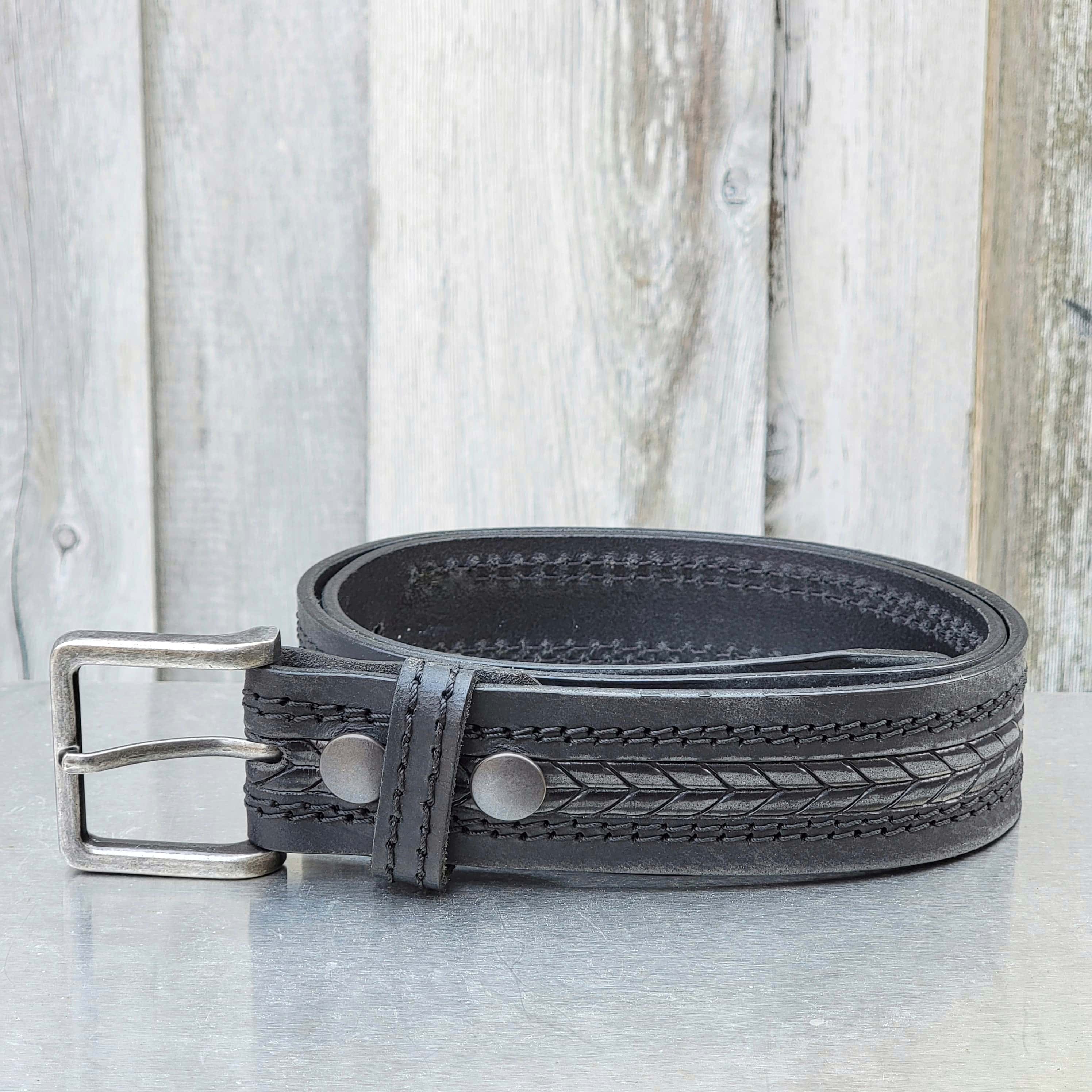 The Purpose Belt - Brown Custom Engraved 100% Real Distressed Leather Belt - Image 11