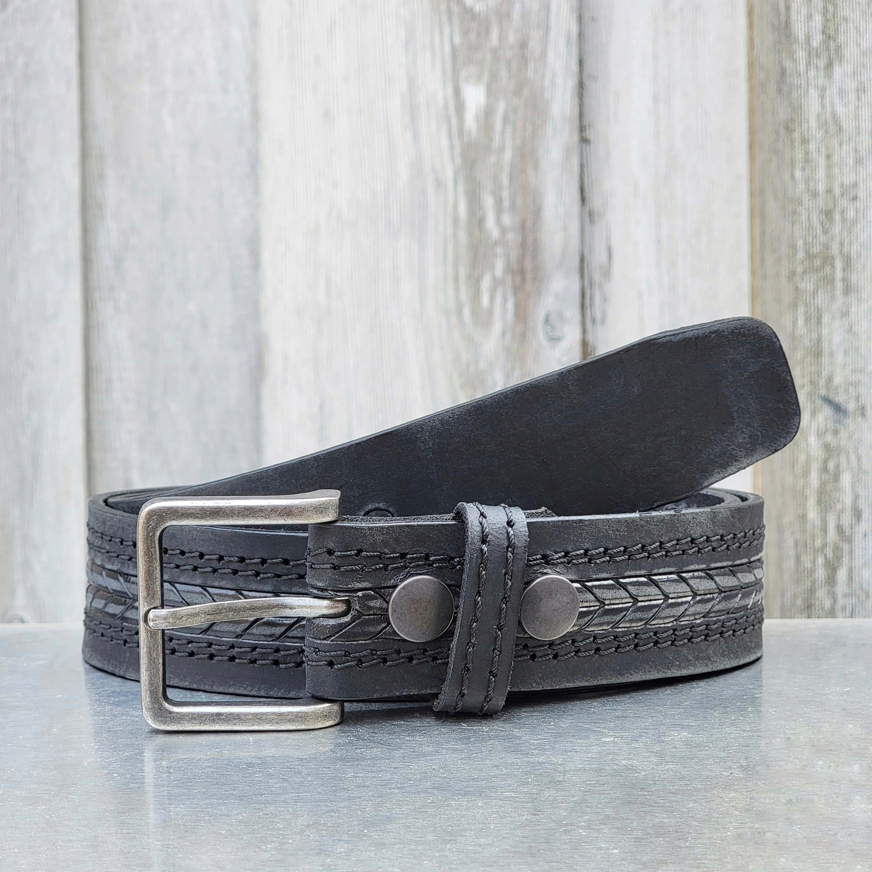 The Purpose Belt - Brown Custom Engraved 100% Real Distressed Leather Belt - Image 6