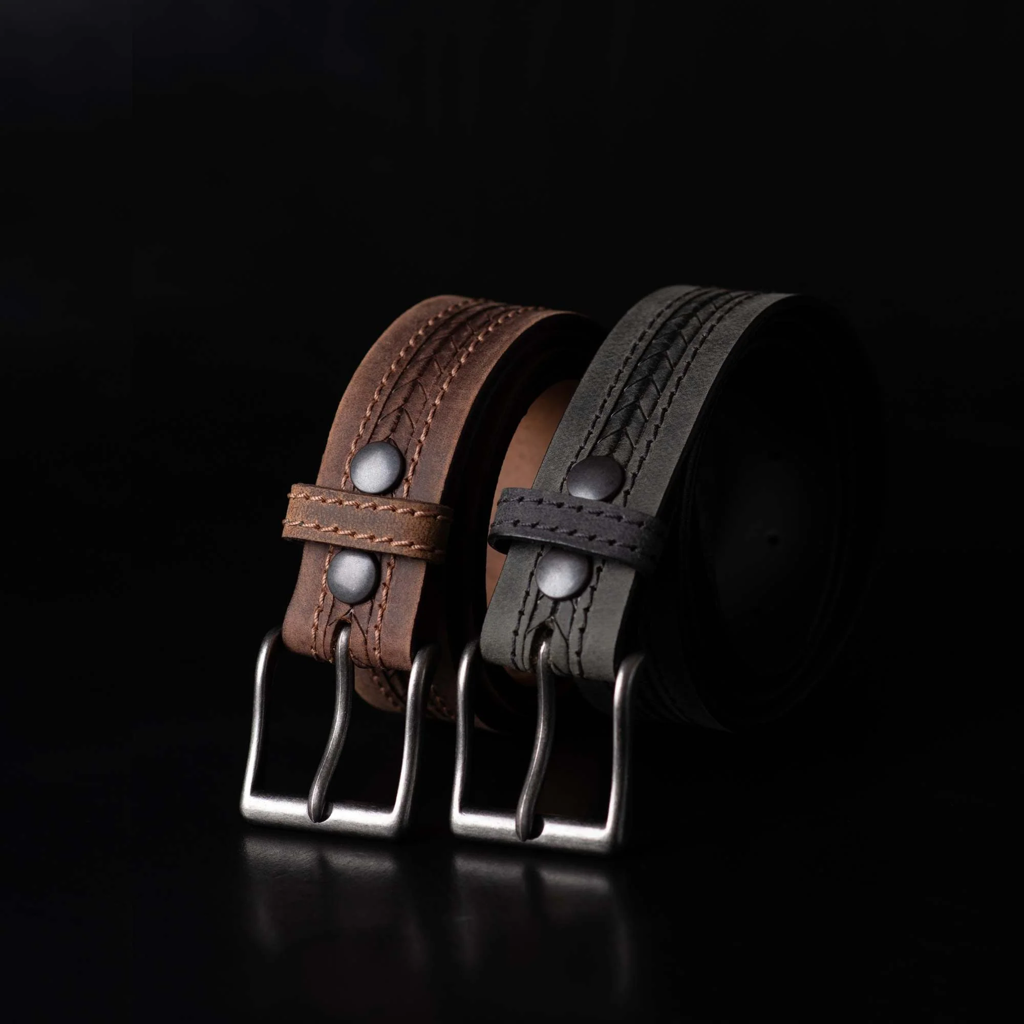 The Purpose Belt - Brown Custom Engraved 100% Real Distressed Leather Belt - Image 9
